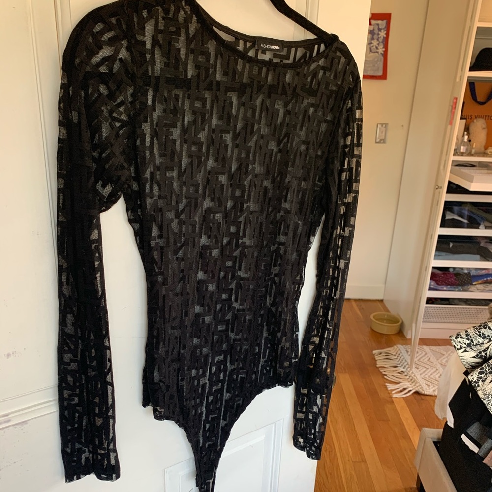 Fashion Nova “FN” Mesh BodySuits